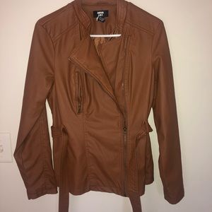 Faux leather jacket